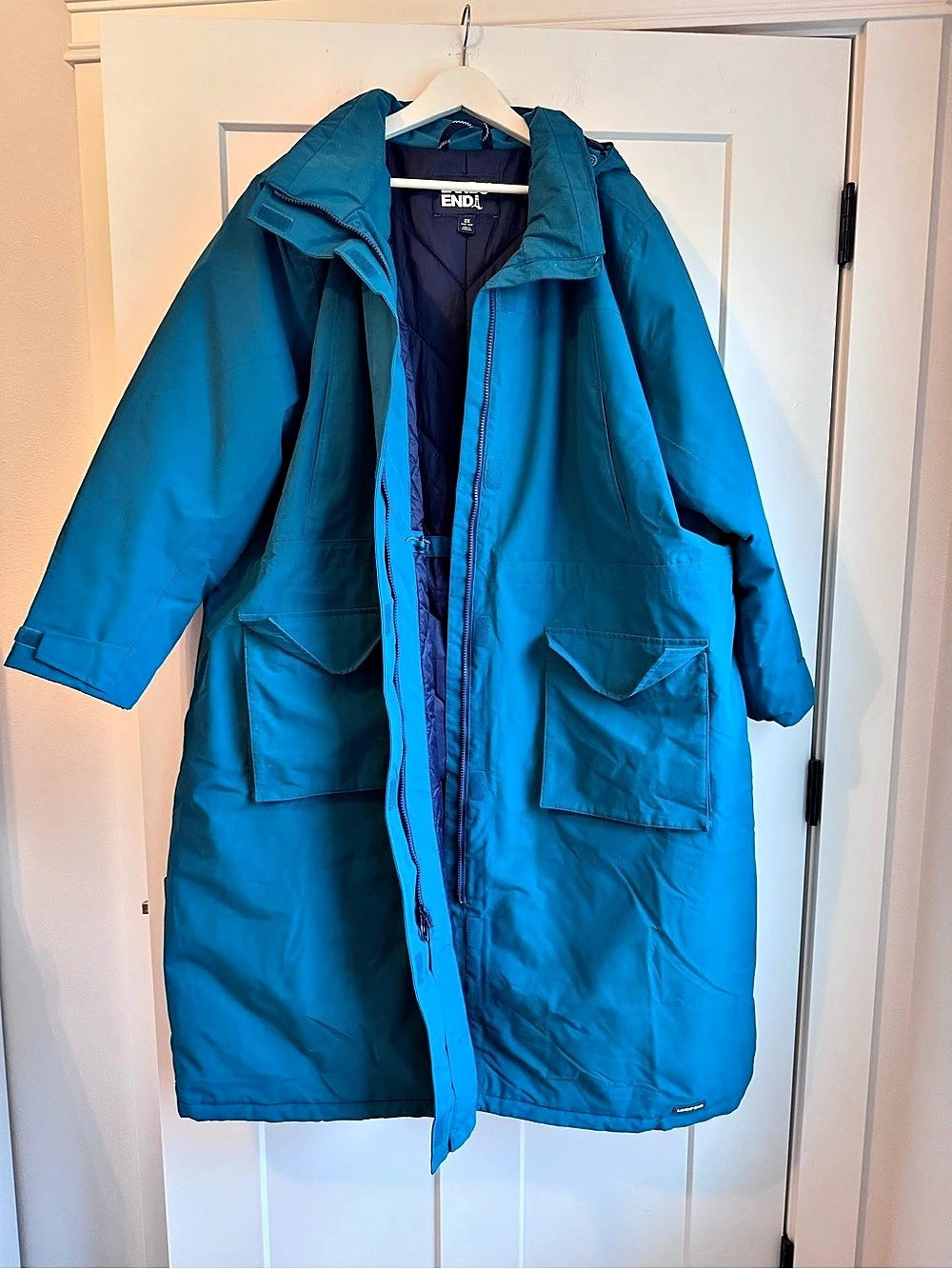 Lands' End Women's Squall Waterproof Insulated Parka Blue 3X